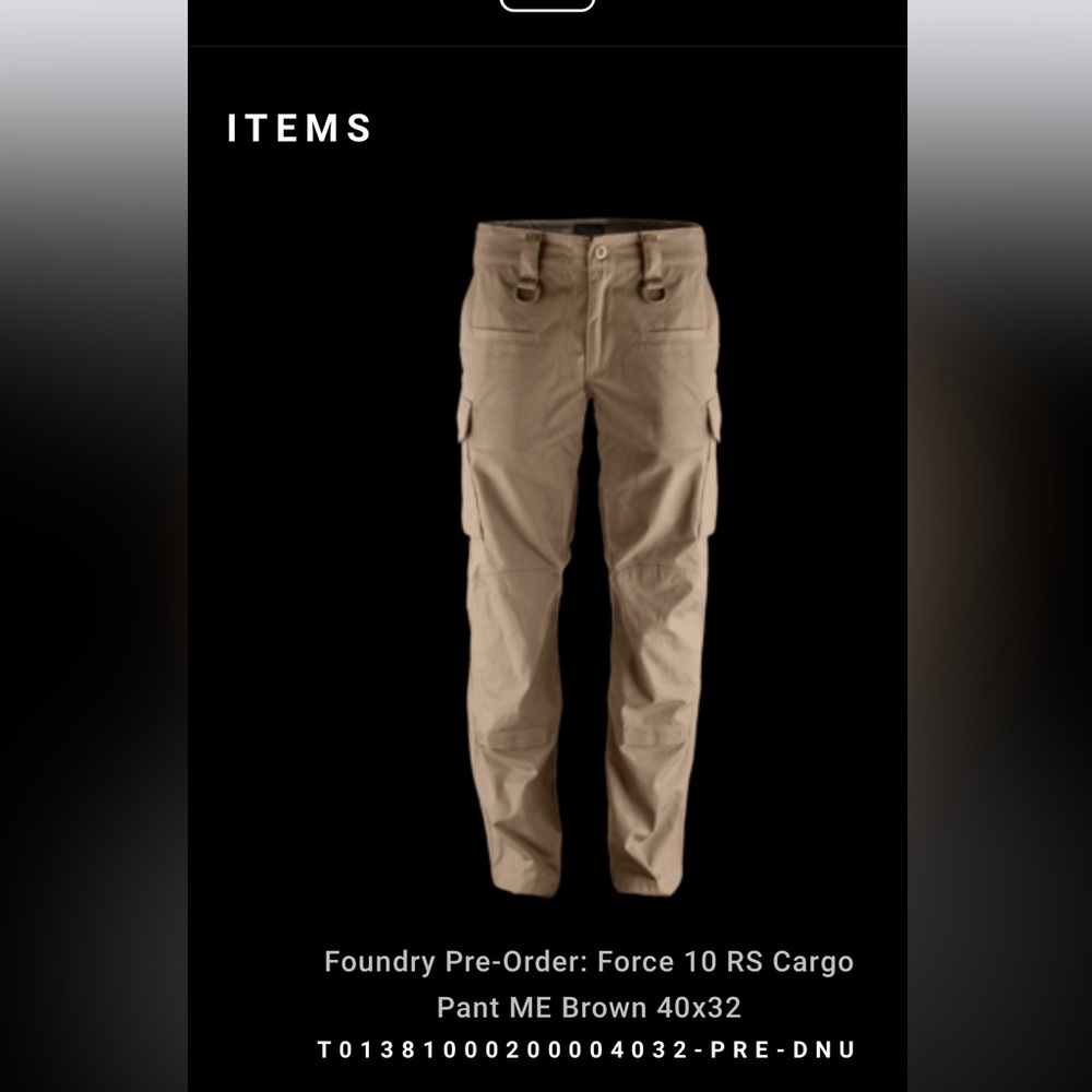 Triple Aught Design Mens force 10 RS cargo pants